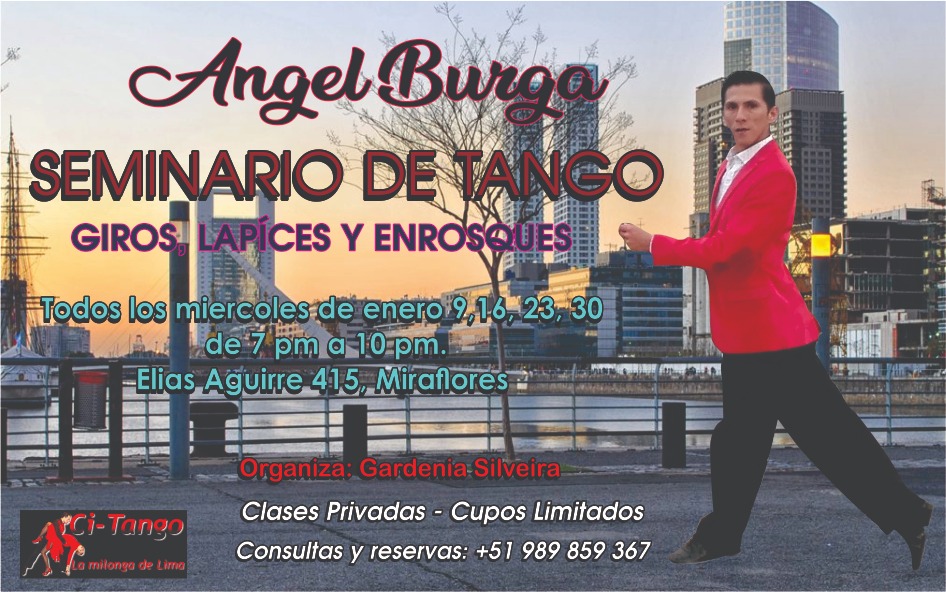 Seminario de Tango con Angel Burga